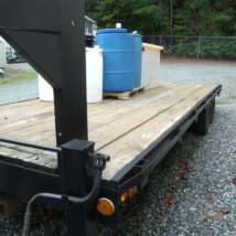 Equipment Trailer - 14,000 pounds - dual axle - gooseneck