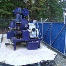 *** SOLD ***Vactron Trailer - Roots Blower - URAI 47 - 477 CFM at 13" Hg - 17 hp Diesel Duetz Engine, Hydraulic Lift / Dump.  *** $15,500.00 *** *** SOLD ***